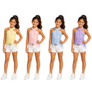 TTC 70645 Girls Halter Neck Top And Shorts 2 Piece Set