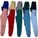 Kids Unisex Zip Pocket Plain Joggers 3669