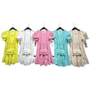 TTC JUNE Girls Flower And Pearl Detail Dress With Matching Bag