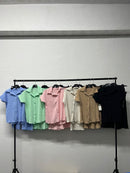 Girls Crinkle Co-Ord Set 8257