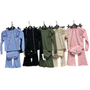 Girls Frill Detail Co-Ord With Matching Bag 9809