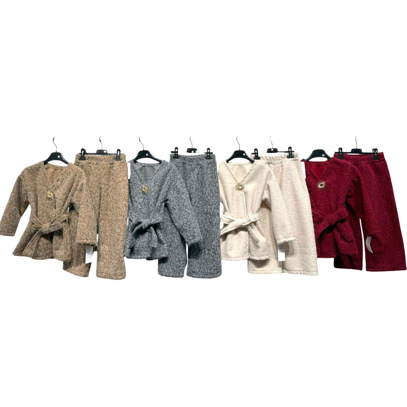 TTC SOPHIA Girls Teddy Co-Ord Set With Belt