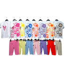 TTC 9050 Girls Spray Paint T-Shirt And Cycling Short Set