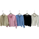 TTC 8428 Girls Long Sleeve Pearl Detail Top