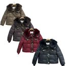 TTC V600 Girls Coat Jacket With Faux Fur Hood Fleece Lined
