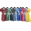 TTC EMMA Girls Gingham School Dresses With Bow Detailing