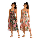 TTC 9797 Girls Sleeveless Floral Print Playsuit