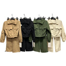 Girls Cargo Style Button Up Jacket And Wide Leg Trouser Co-Ord 8497