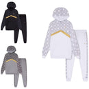 Mens Printed Pullover Tracksuit With Gold Detailing Diego