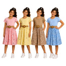 TTC 70667 Girls Paisley Ribbed Top Dress