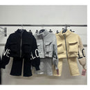 Girls Full Zip Fleece Love Tracksuit 8481