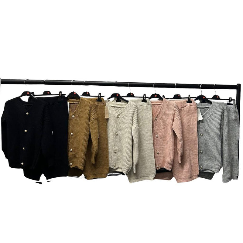 Girls Cardigan And Trouser Co-Ord 2351