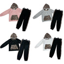 TTC SOPHIA Leopard Print Tracksuit Hoodie And Bottoms