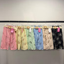 TTC 9379 Girls Floral Embroidered Elasticated Waist Trousers With Belt