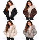 TTC M315 Girls Coat With Faux Fur Lining Jacket