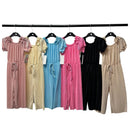 Girls Plisse Jumpsuit