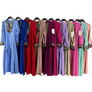 TTC SALMA Girls Long Dress Abaya With Gold Detailing