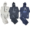 Mens Slim Fit Half Zip Cargo Style Slim Fit Fleece Tracksuit