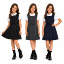TTC 301 Girls Bow Detail School Pinafore Dress