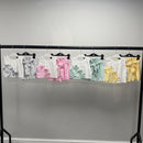 TTC 5703 Girls Floral Print Short Set With Bows