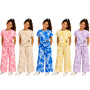 TTC 70712 Girl Tie Dye Print Two Piece Buckle Set