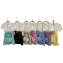 TTC 9359 Girls Short Sleeve Ribbed Dress With Diamante Detailing