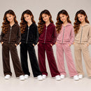TTC 16003 Girls Diamante Trim Tracksuit