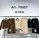 TTC NICOLA Girls Corduroy Stitch Detail Co Ord Sets