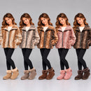 TTC 71057 Girls Bambi Print Fleece Jacket