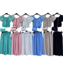 Girls Top And Pleated Trouser Co-Ord With Matching Bag 8137