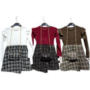 TTC FREYA Girls Thick Dress With Matching Bag