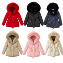 TTC M195 Girls Winter Padded Coat With Fur And Fleece Lining