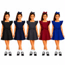 TTC 257 Girls Double Bow Pinafore School Dress