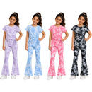 TTC 70656 Girls Tie Dye Top and Trousers 2 Piece Set