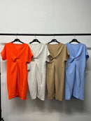 Girls Knot Dress 8149