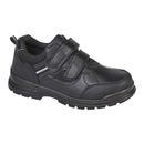 Boys Black School Shoes Twister