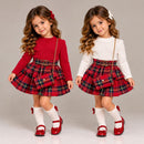 TTC 9965 Baby Girls Tartan Dress With Bag