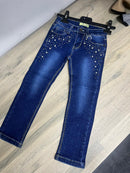 Girls Diamante Jeans PT320