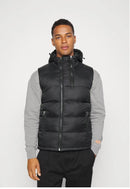 Mens Padded Hooded Gilet Titan