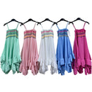 Girls Sleeveless Layered Dress Adjustable Straps 7405