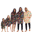 TTC XMAS Infant, Kids And Adults Matching Xmas Oversized Hooded Blanket Snoodie
