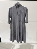 TTC NABILA Girls Closed Button Up Abaya With Diamante Detailing