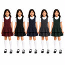 TTC 288 Girls Frilly Ruffle School Pinafore Dress