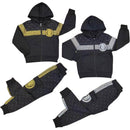 Boys Lion Print Combat Style Fleece Tracksuit Diamante K-883