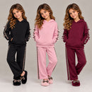 TTC 96901 Girls Leopard Bow Tracksuit