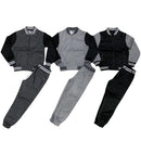 Boys And Mens Fleece Lined Full Zip Tracksuit 3587