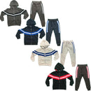 Boys Kids Tracksuit Stripe Panel Jacket Joggers Jogging Bottoms Outfit Set.