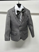Boys Grey 5 Piece Suit