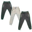 Boys Girls Kids Plain Zip Pocket Jogging Sports Tracksuit Bottoms Joggers PE Gym.