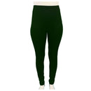 Ladies Leggings Thermal Plain Warm Thick Winter Fleece High Waist.